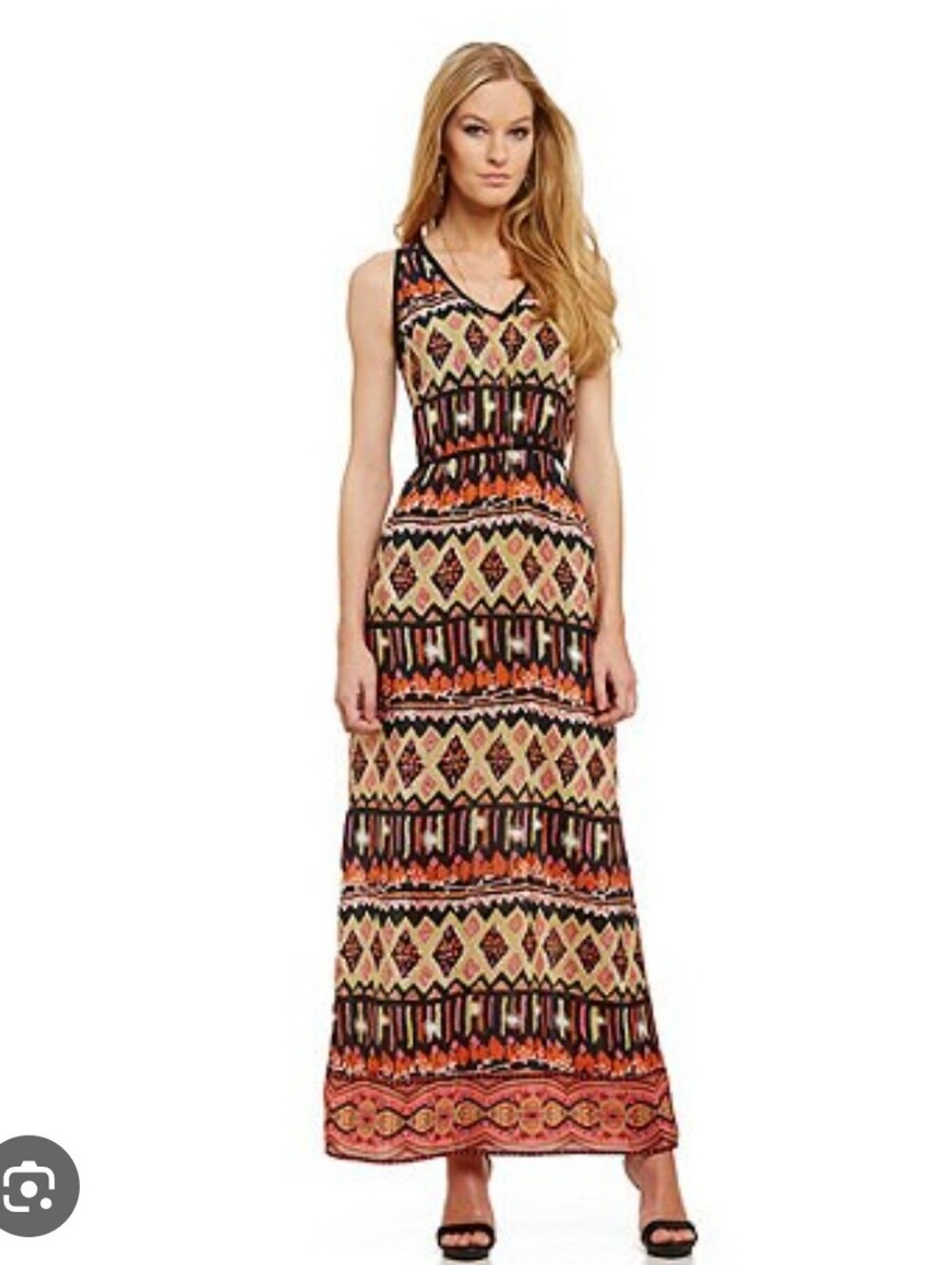 TOLANI silk Maxi Dress